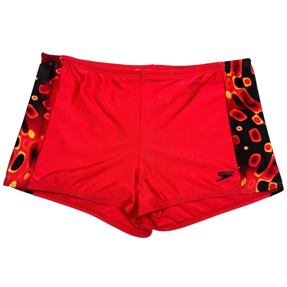 Vintage Speedo Aquashorts Swim Shorts Briefs Men's Large Surf Trunks Y2K
